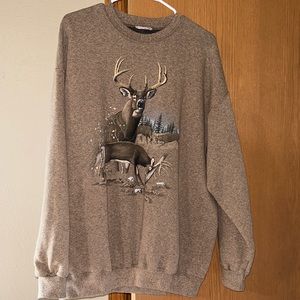 Vintage Brown Sweatshirt, L/XL